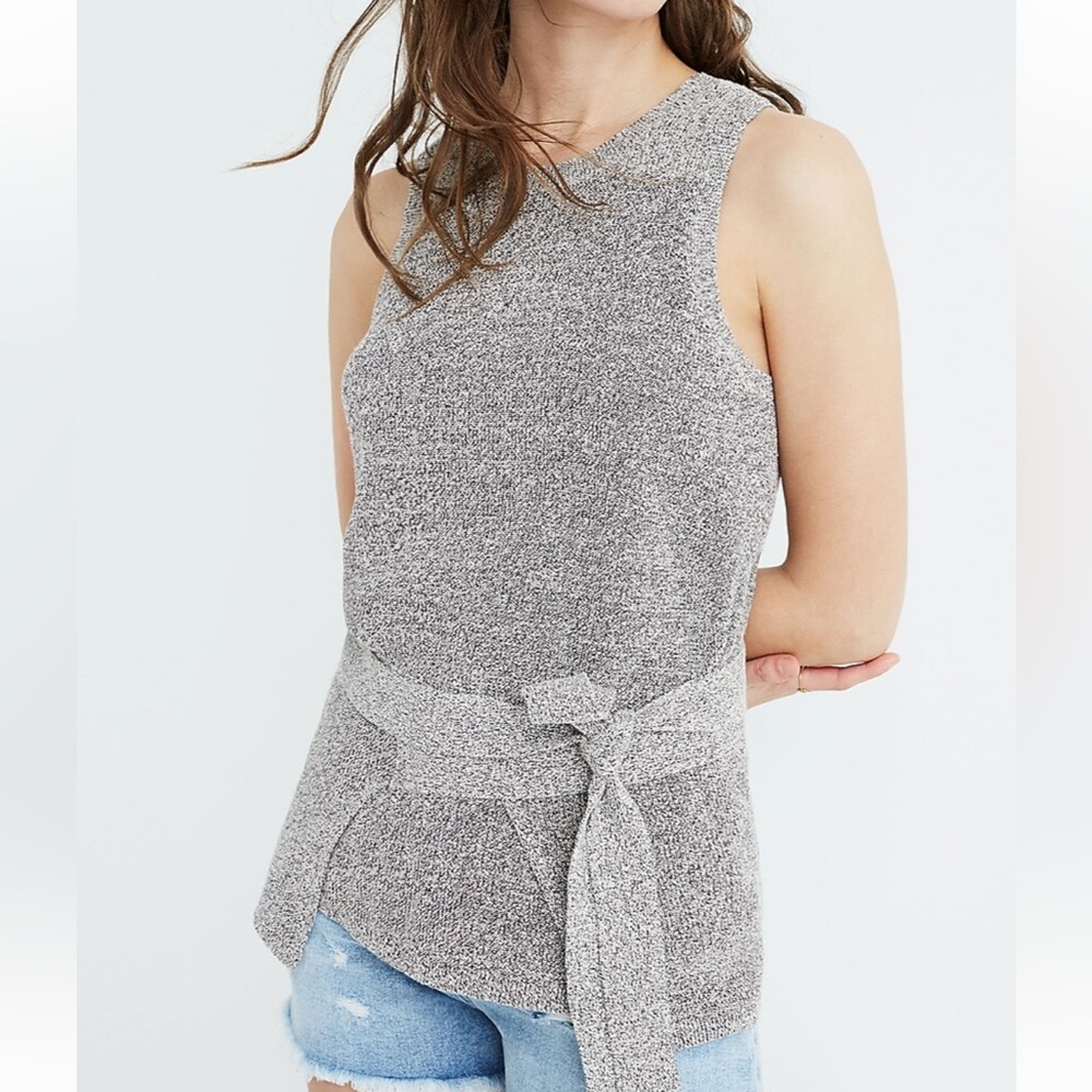 Madewell tie-wrap sweater tank